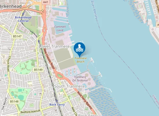 Map of Tranmere Beach