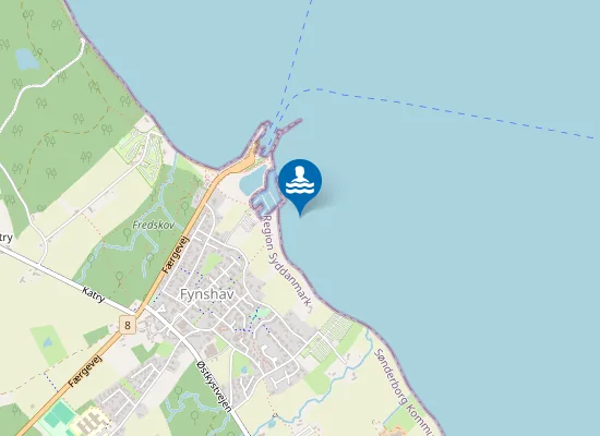 Map of FYNSHAV BADESTRAND