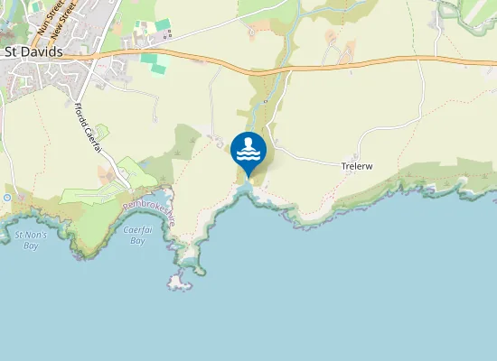 Map of Caerbwdy Bay
