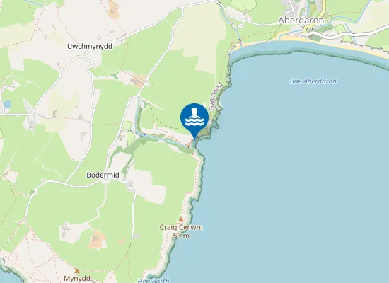 Map of Porth Meudwy