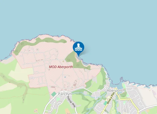 Map of Traeth y Cribach