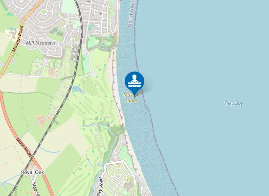 Map of Muston Sands