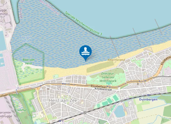 Map of Knokke-Heist Centrum - Heist