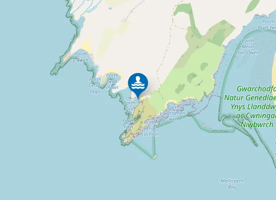 Map of Porth Gro