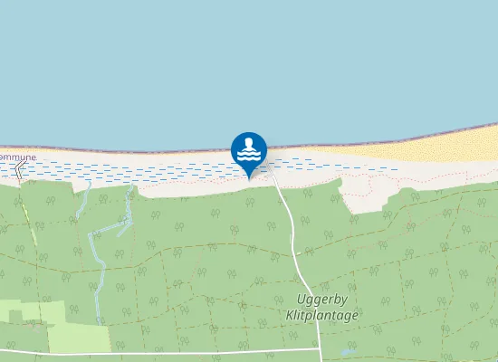 Map of UGGERBY STRAND