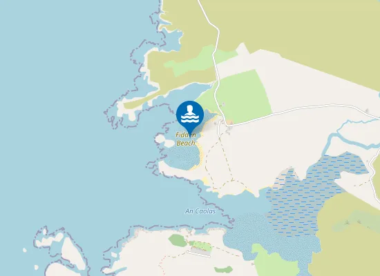 Map of Fidden Beach