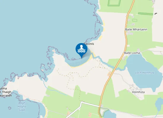 Map of Tràigh-stir