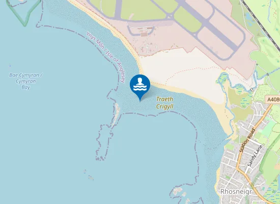 Map of Traeth Crigyll