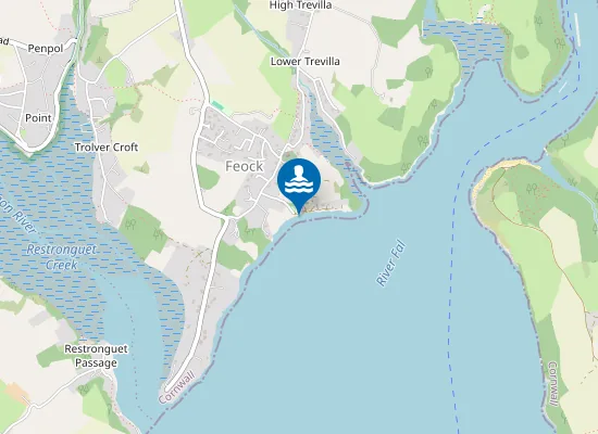 Map of Loe Beach