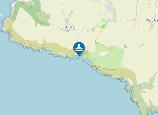 Map of Rickham Sand