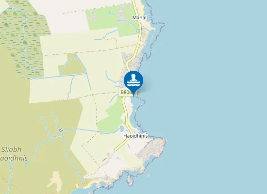 Map of Cul Sgathain Sand