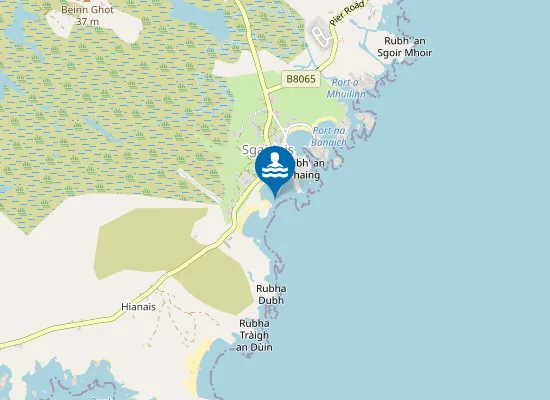Map of Tràigh na Sìolaig