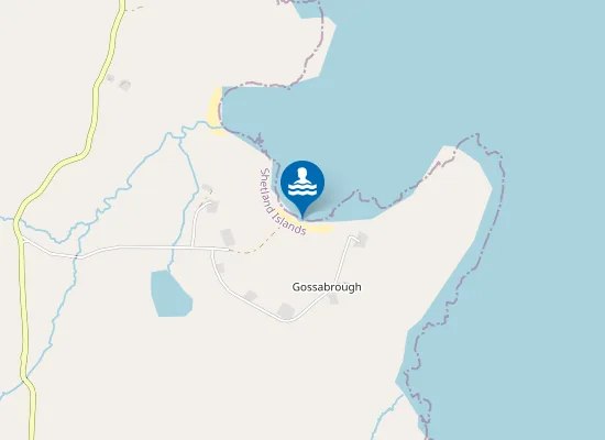 Map of Gossabrough Beach