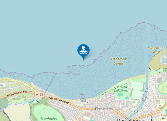 Map of Fisherrow Sands