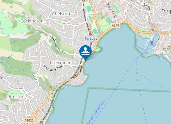 Map of Livermead Beach