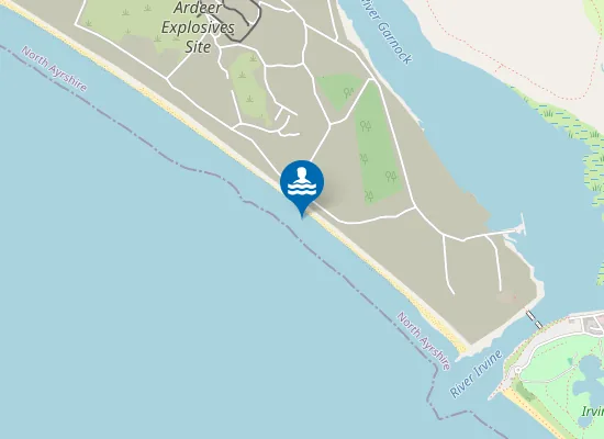 Map of Ardeer Beach