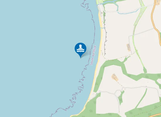 Map of Croy Beach