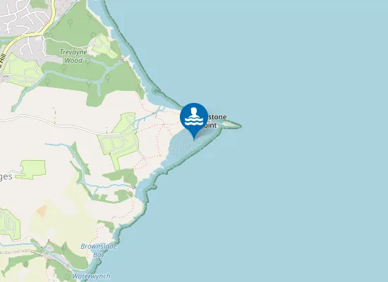 Map of Monkstone Beach