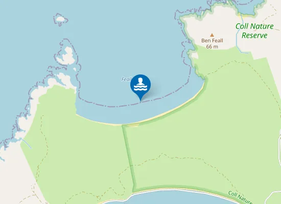 Map of Tràigh Feall