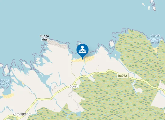 Map of Tràigh Bhousd