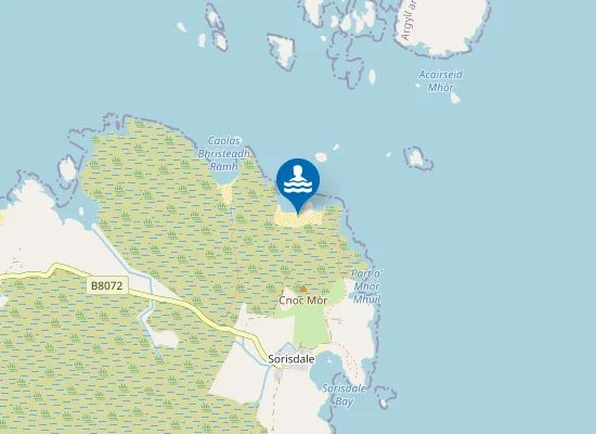 Map of Tràigh Tuath