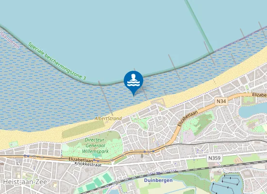 Map of Knokke-Heist Duinbergen