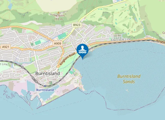 Map of Burntisland Beach