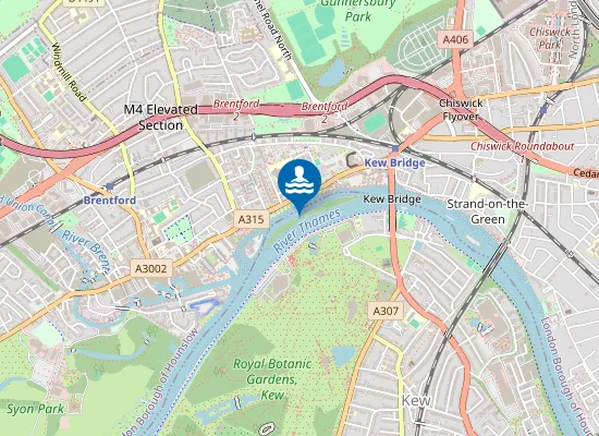 Map of Hog Hole