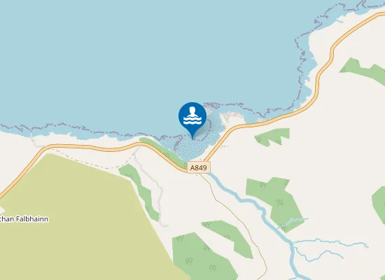 Map of Tràigh nam Beach