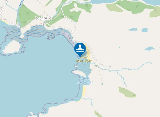 Map of Tràigh Bhàn Lagain