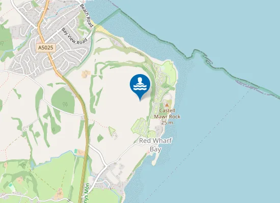 Map of Benllech Sands