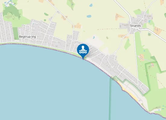 Map of BEGTRUPVIG ØST