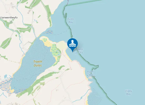 Map of Traeth yr Ora
