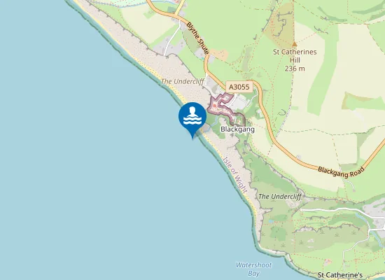 Map of Rocken End Beach