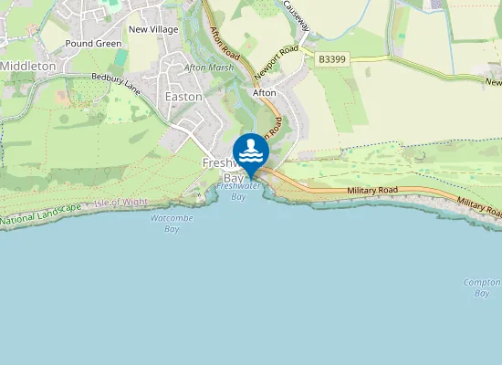 Map of Freshwater Beach