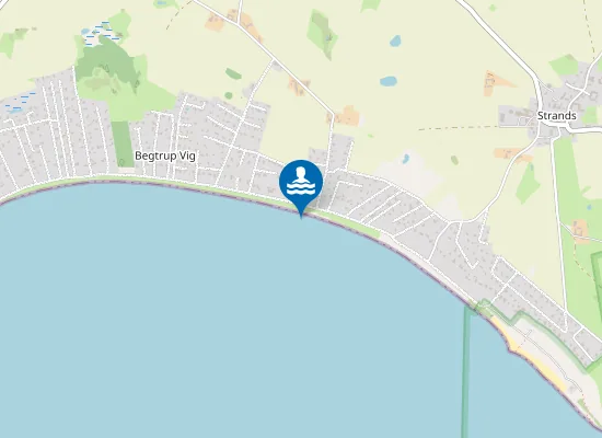 Map of BEGTRUPVIG VEST