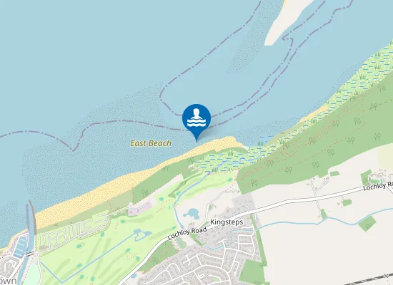 Map of East Beach
