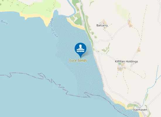 Map of Luce Sands