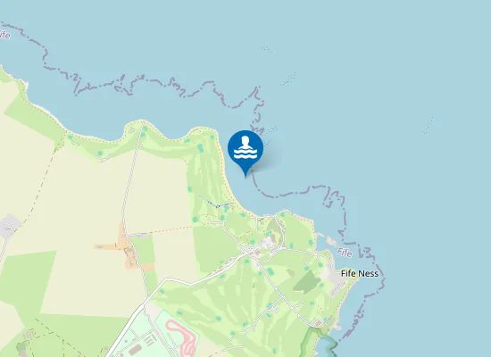 Map of Balcomie Sands