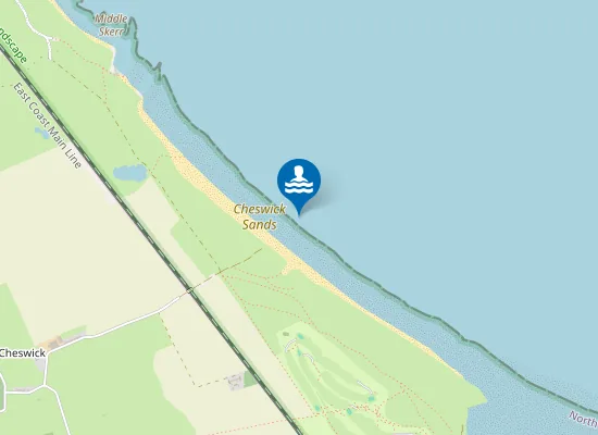 Map of Cheswick Sands