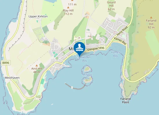 Map of Newton Sands