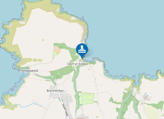 Map of Traeth Mawr