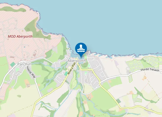 Map of Traeth Dyffryn