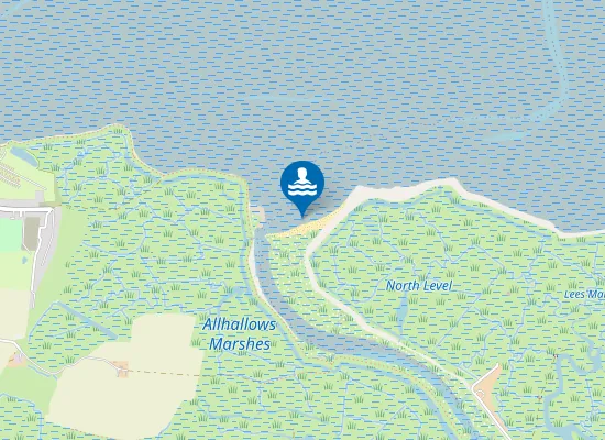 Map of Yantlet Beach