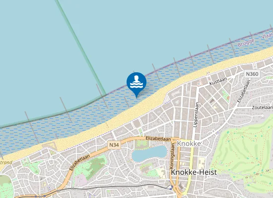 Map of Knokke-Heist Casino