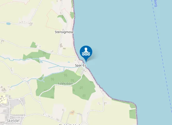 Map of BROAGER STRAND CAMPING