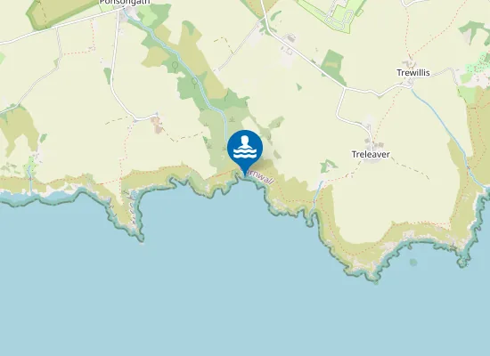 Map of Downas Cove