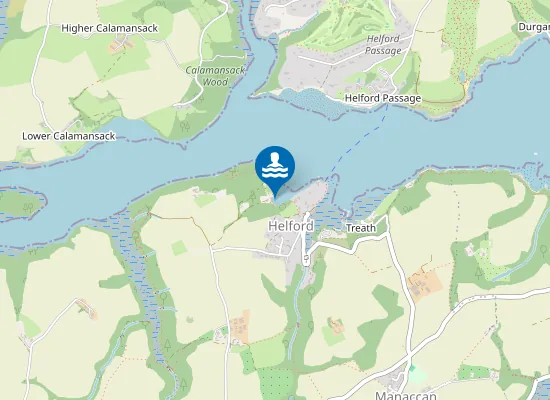 Map of Penarvon Cove