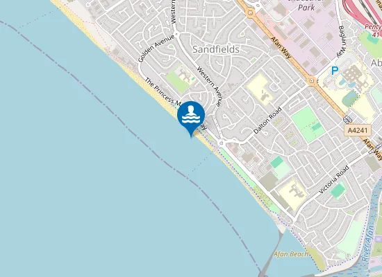 Map of Aberavon Beach