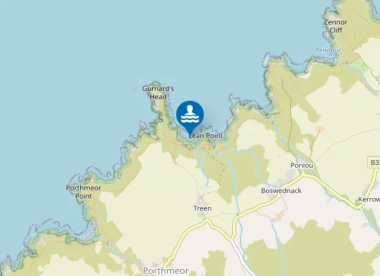 Map of Treen Cove